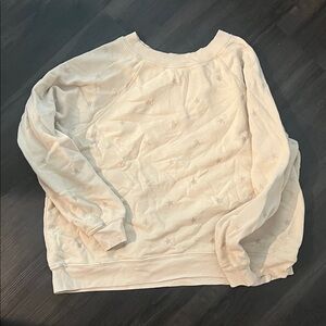 Wild fox long sleeve star crew neck pullover